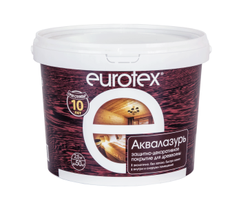 Антисептик Eurotex Аквалазурь декоративный белый 2,5 кг
